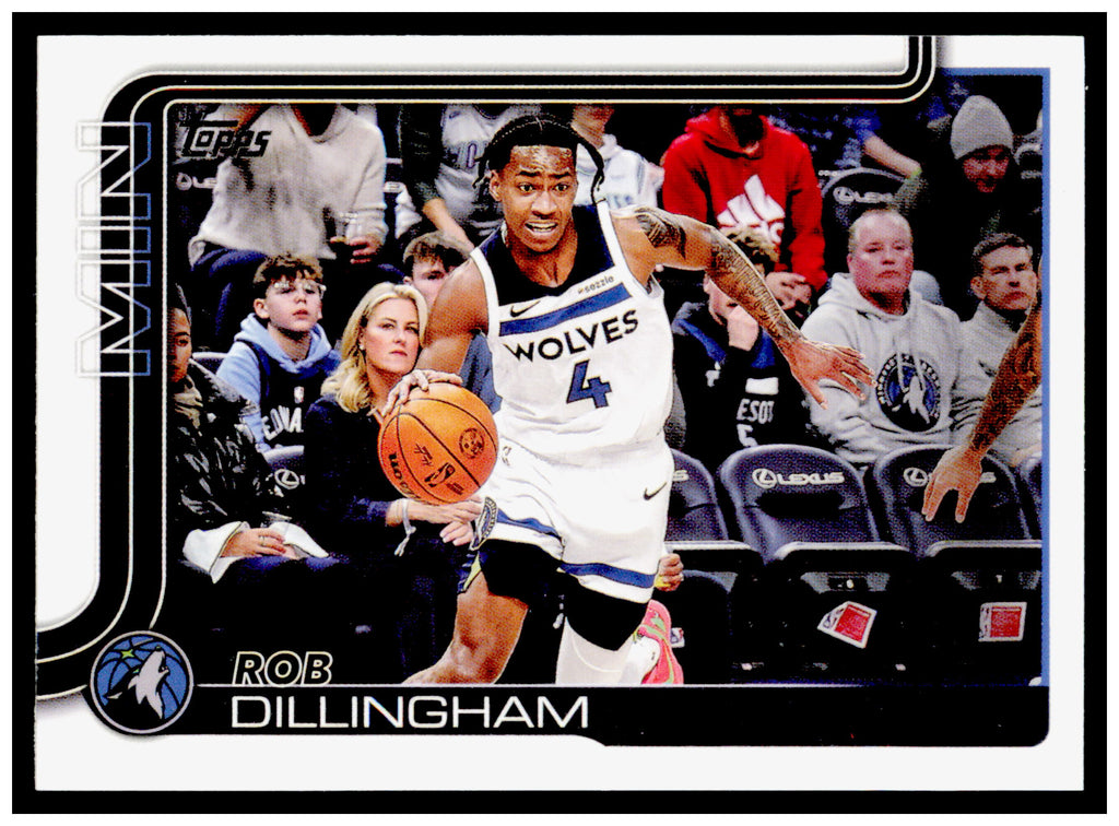 2025-26 Topps Rob Dillingham Card Minnesota Timberwolves #114