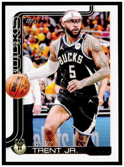 2025-26 Topps Gary Trent Jr. Card Milwaukee Bucks #59