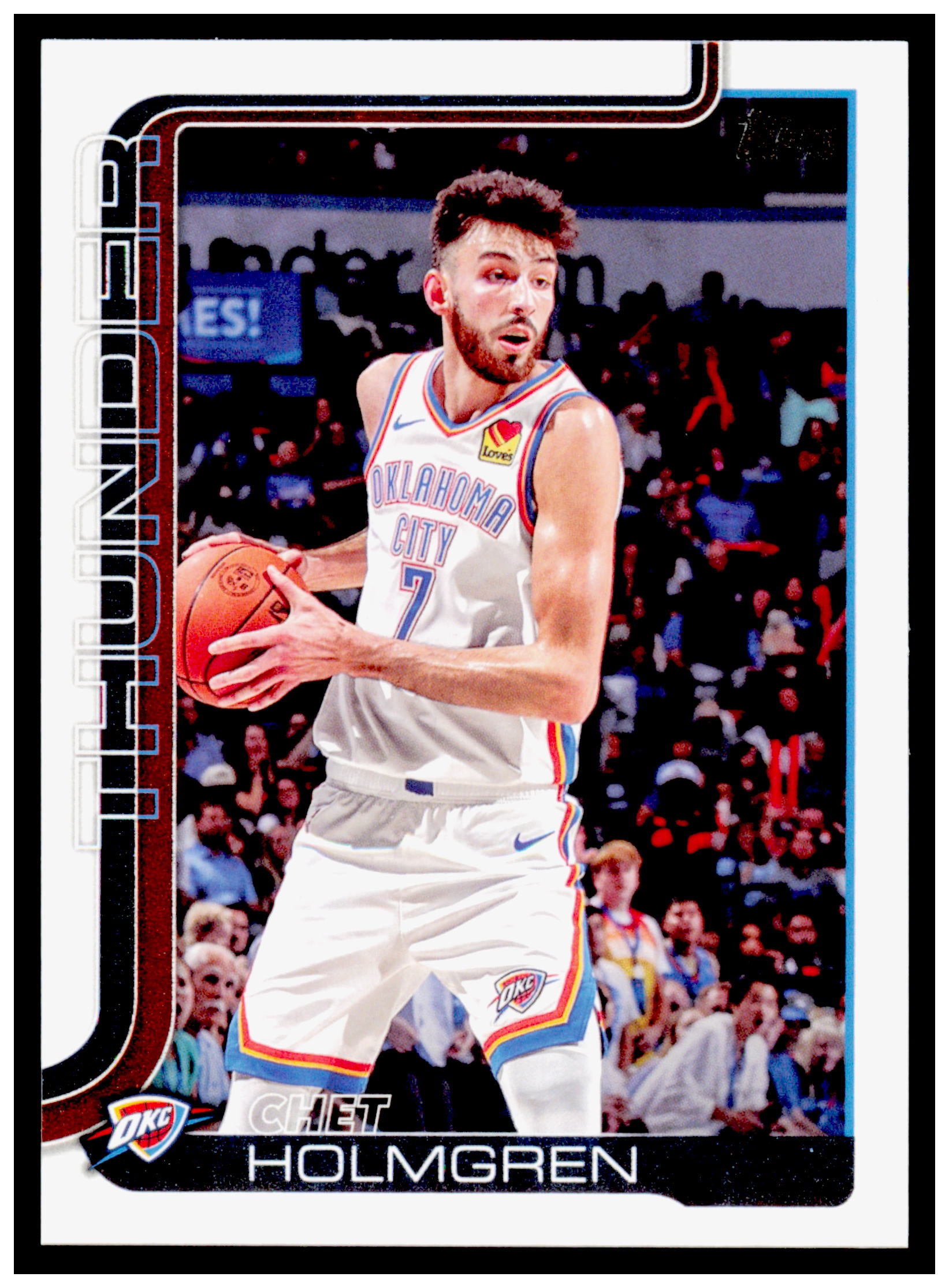 2025-26 Topps Chet Holmgren Card Oklahoma City Thunder #118
