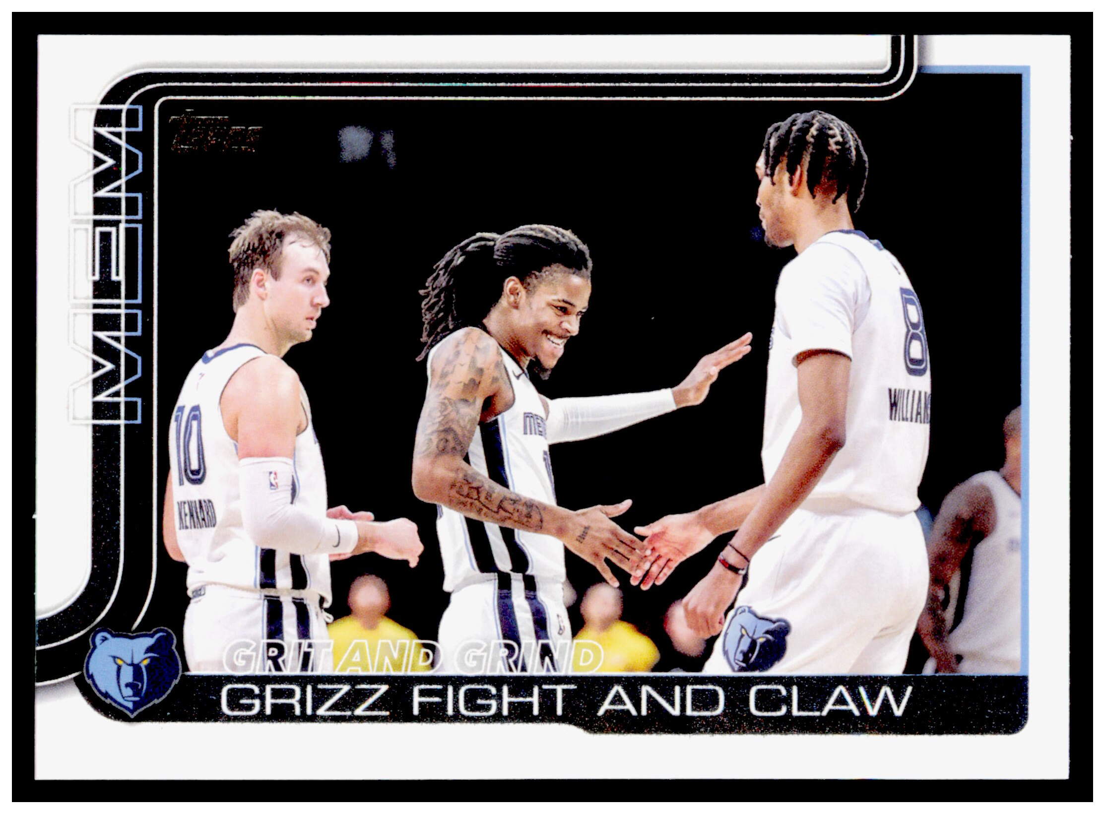 2025-26 Topps Grit and Grind: Grizz Fight and Claw Card Memphis Grizzlies #298