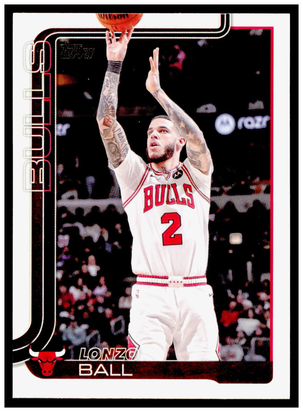 2025-26 Topps Lonzo Ball Card Chicago Bulls #39