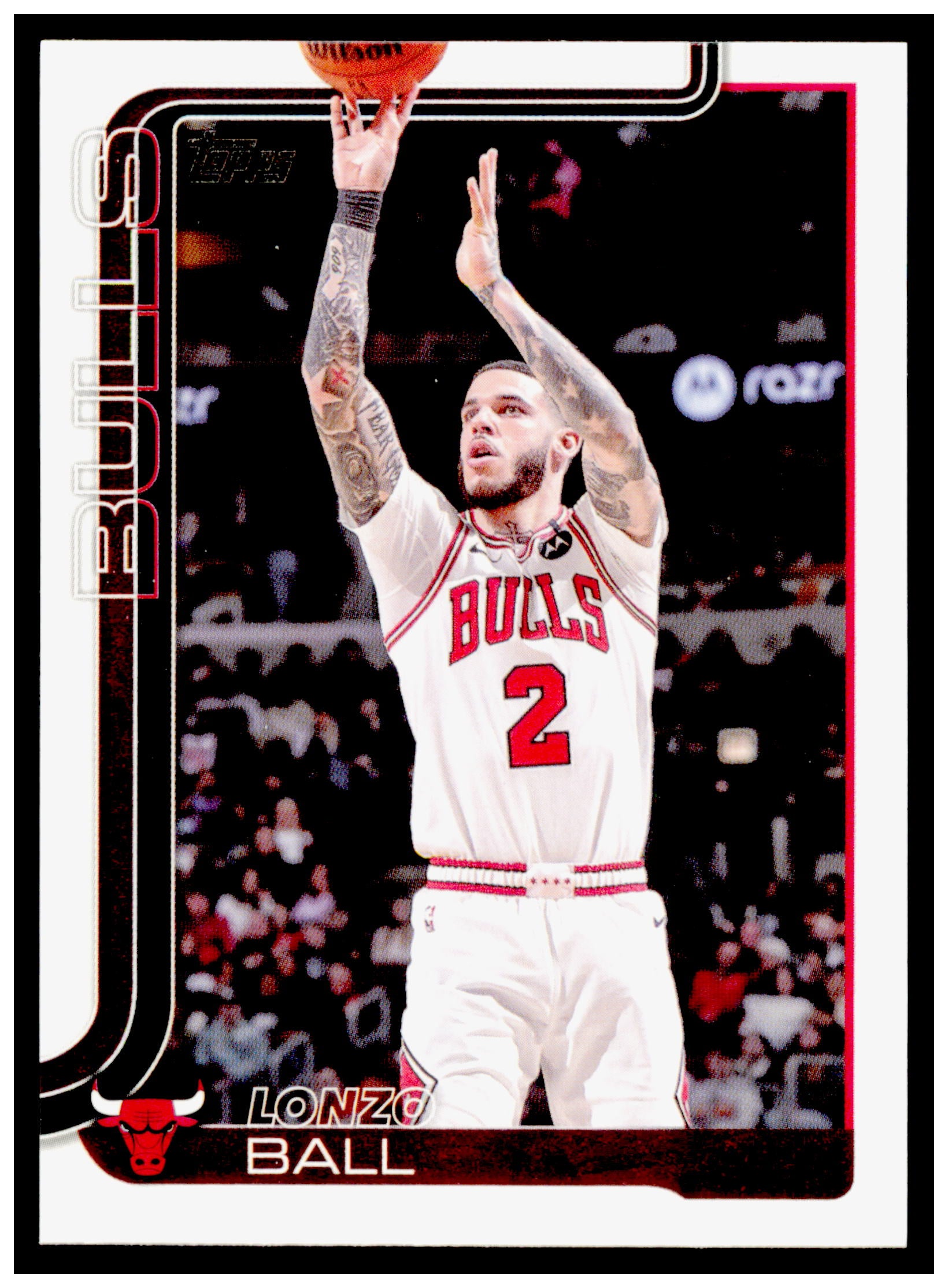 2025-26 Topps Lonzo Ball Card Chicago Bulls #39