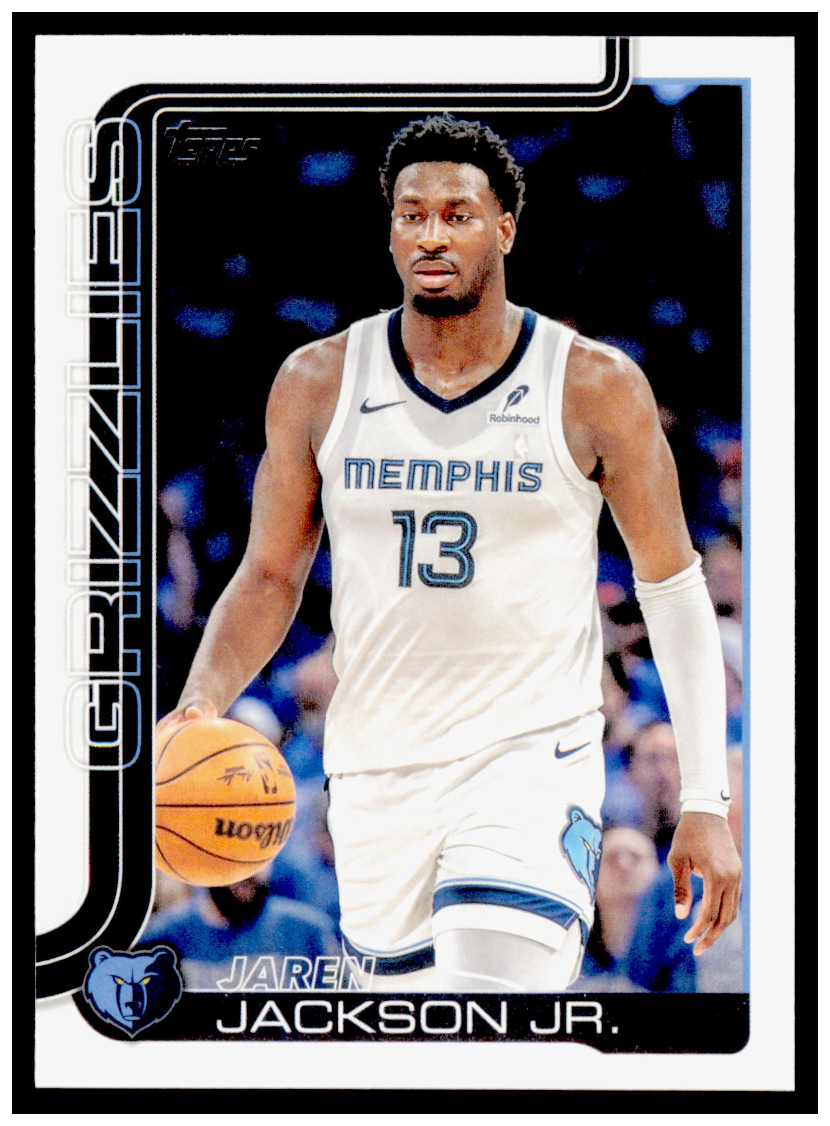 2025-26 Topps Jaren Jackson Jr. Card Memphis Grizzlies #184