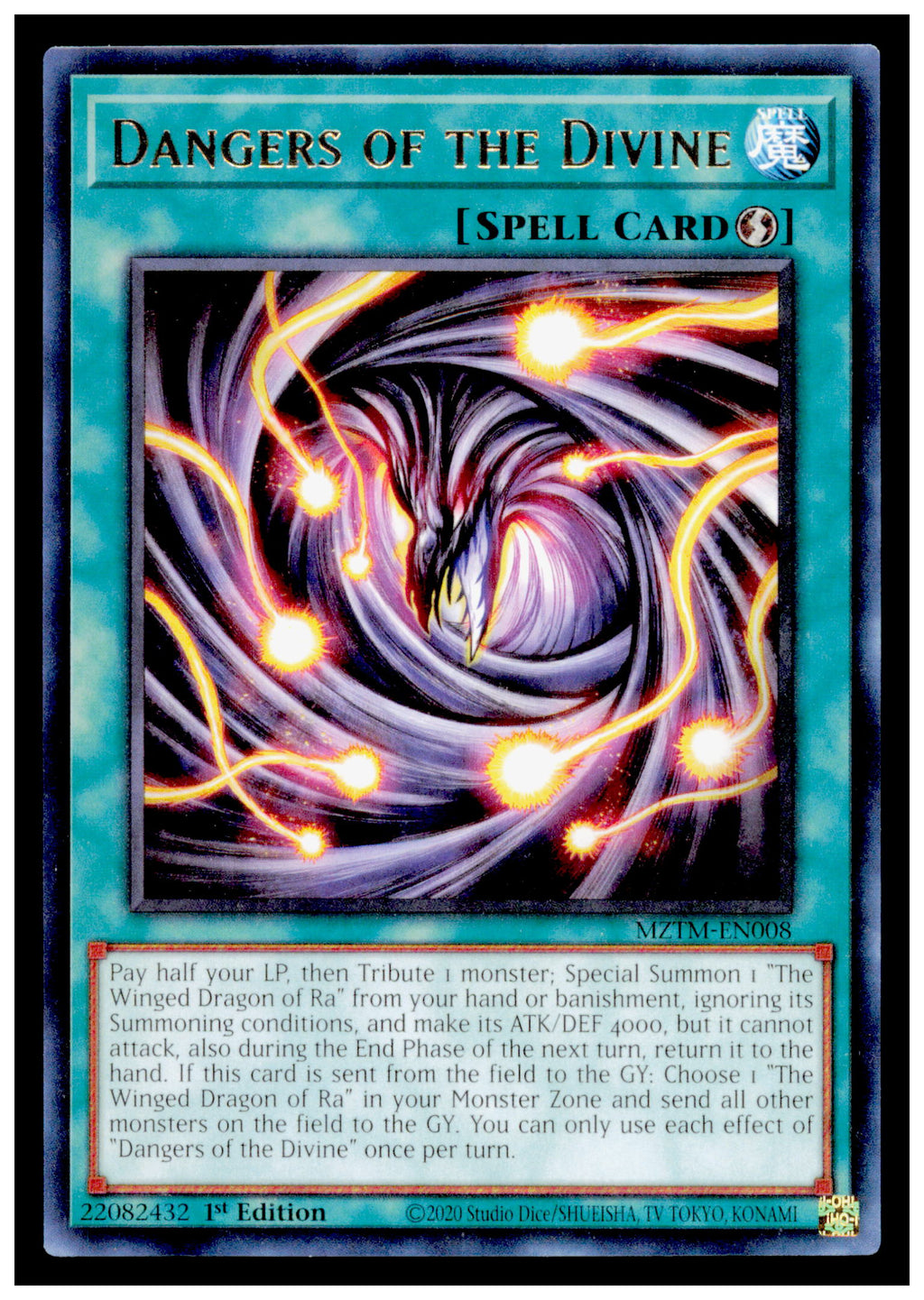 Maze of the Master Dangers of the Divine Card Rare #MZTM-EN008