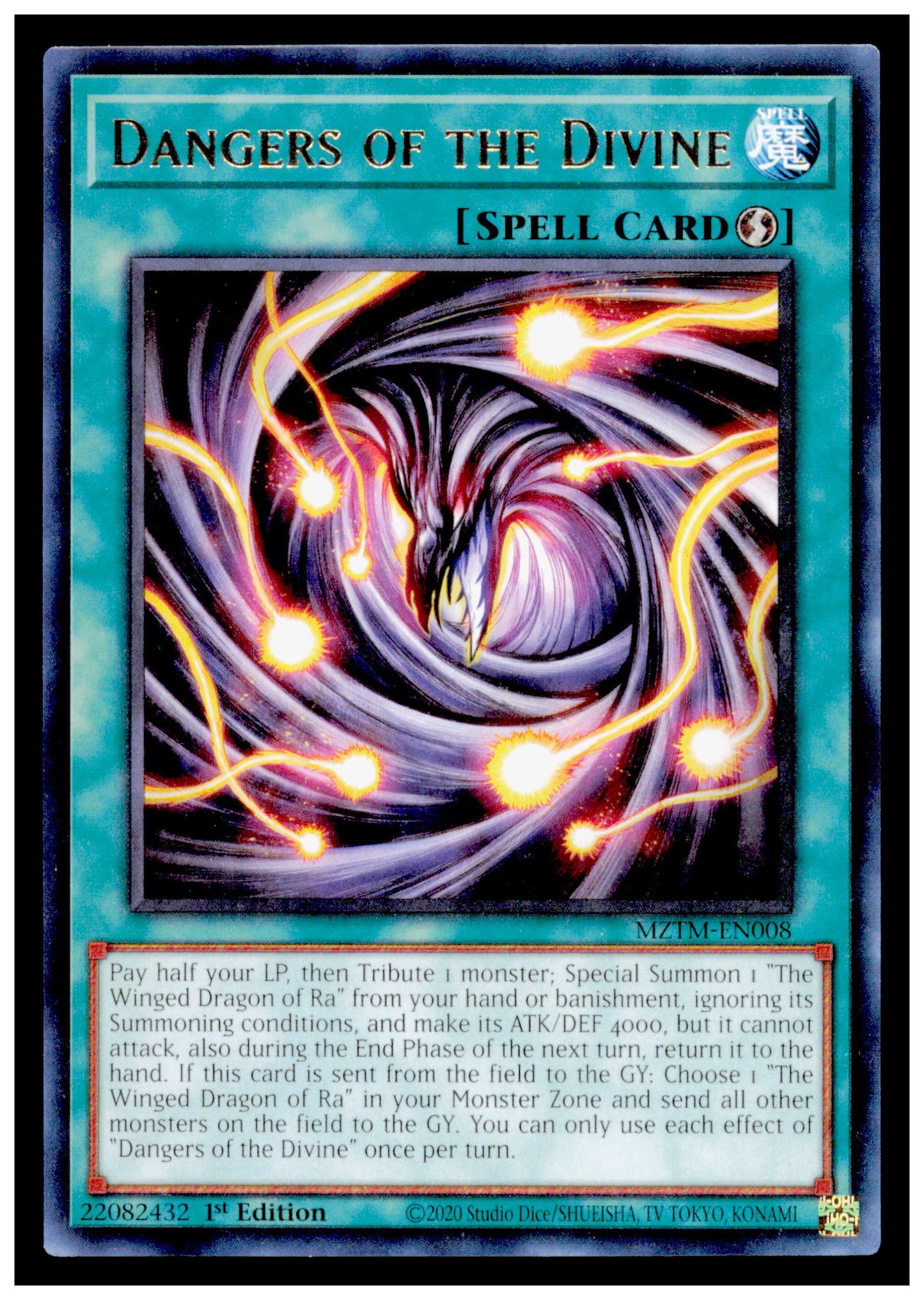 Maze of the Master Dangers of the Divine Card Rare #MZTM-EN008