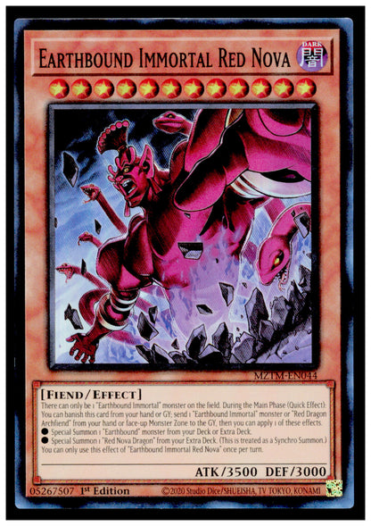 Maze of the Master Earthbound Immortal Red Nova Card Super Rare #MZTM-EN044