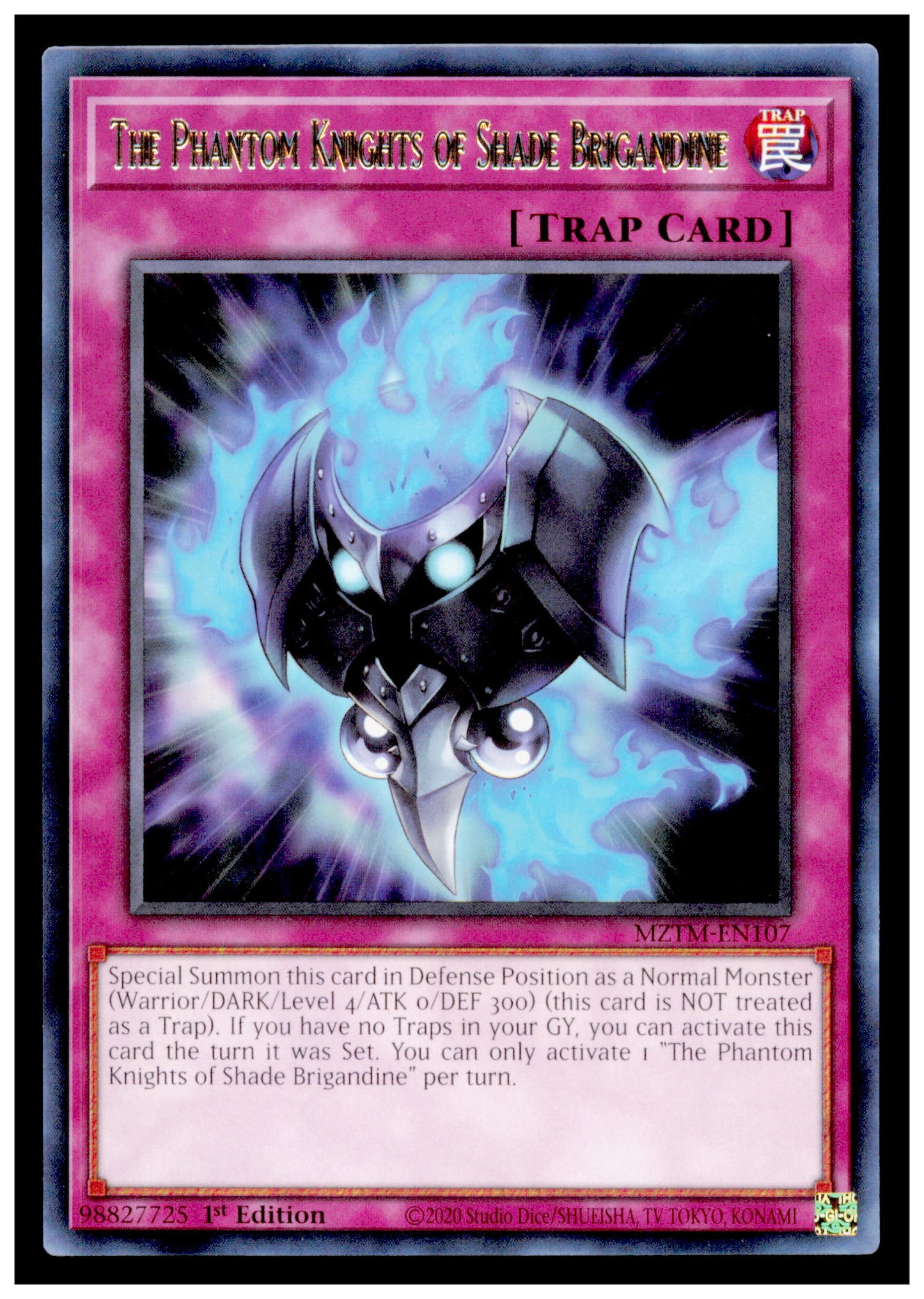Maze of the Master The Phantom Knights of Shade Brigandine Card Rare #MZTM-EN107