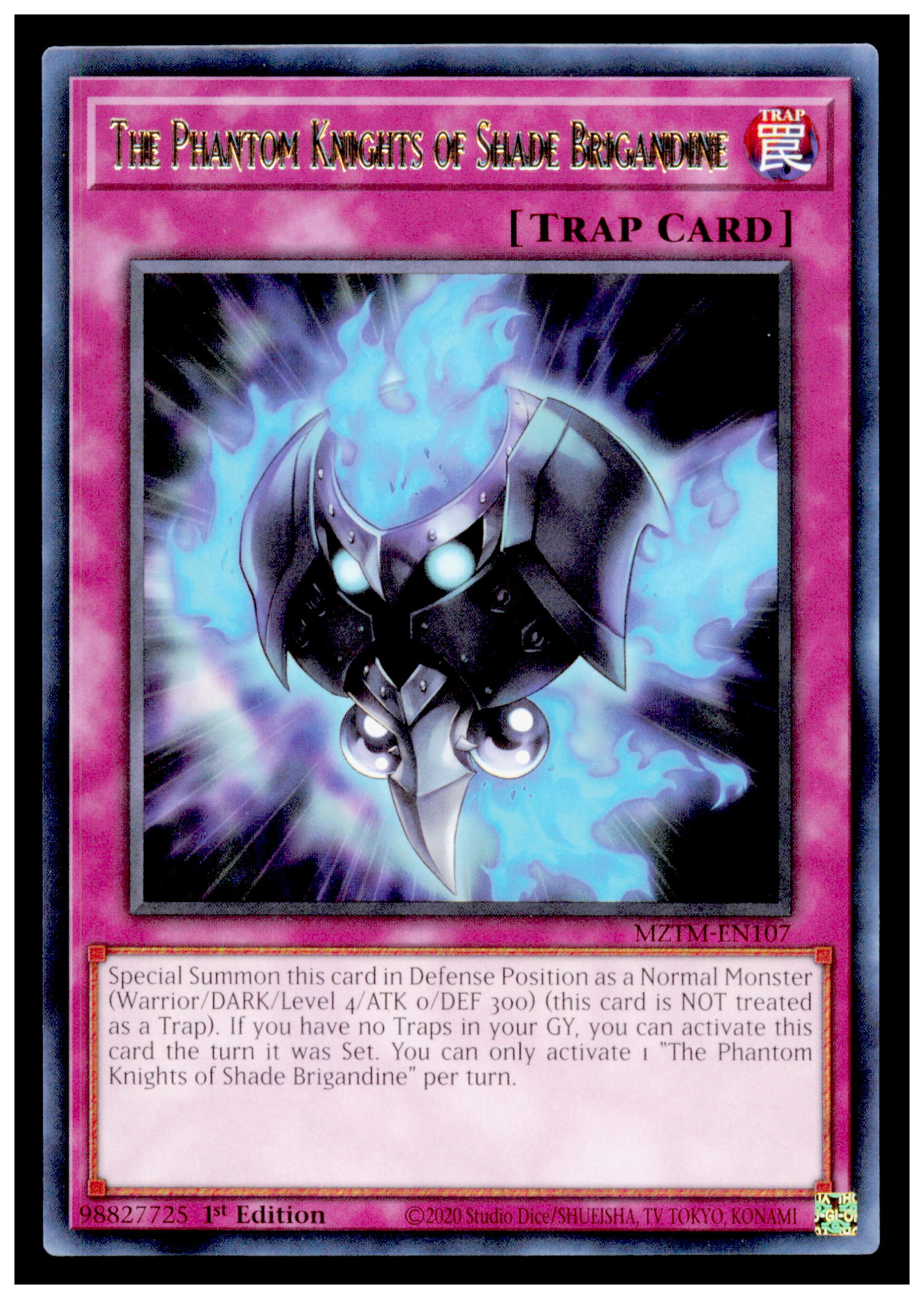 Maze of the Master The Phantom Knights of Shade Brigandine Card Rare #MZTM-EN107