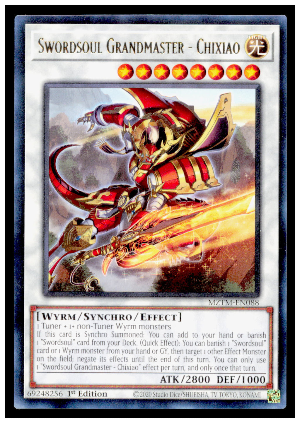 Maze of the Master Swordsoul Grandmaster Card Rare #MZTM-EN088