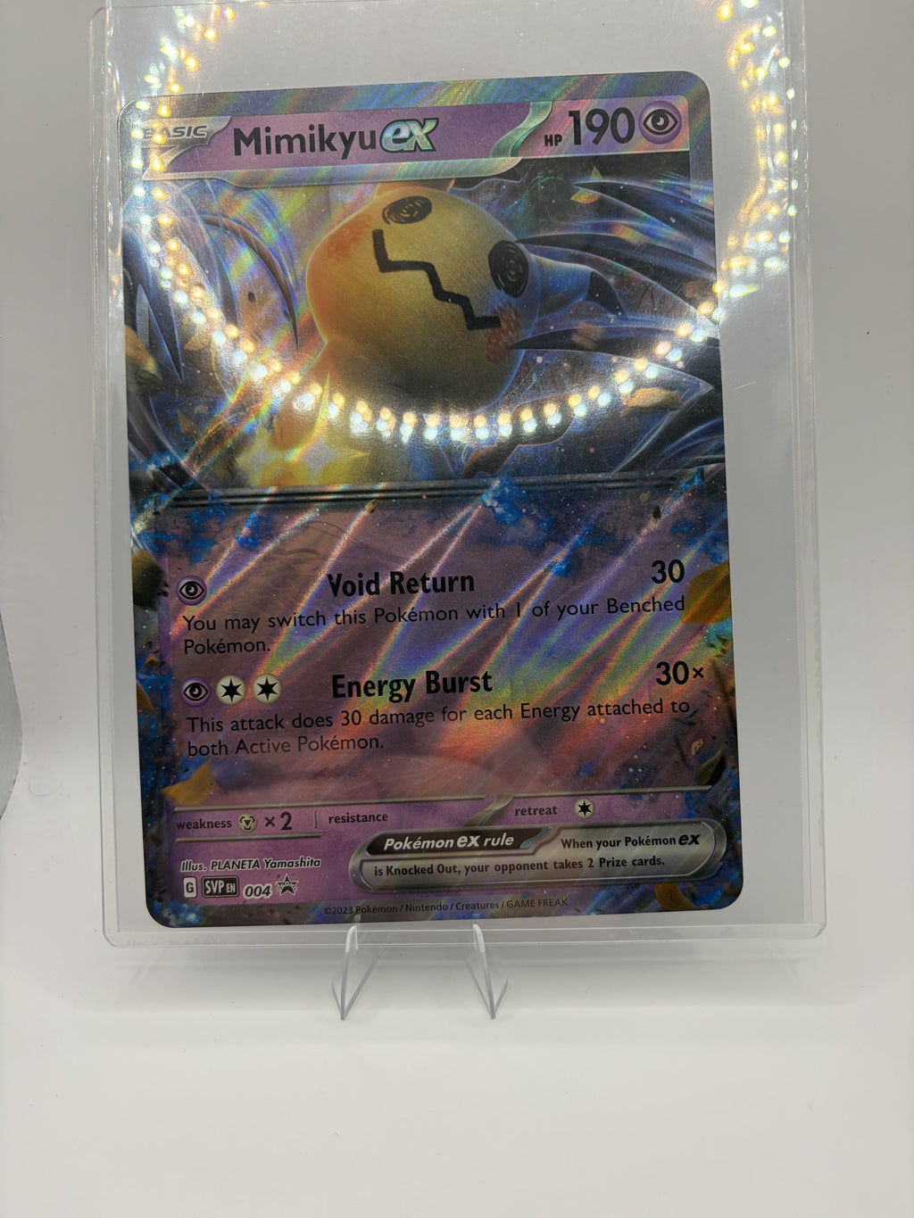Jumbo Cards #004 Mimikyu ex Pokemon -- This is a JUMBO CARD