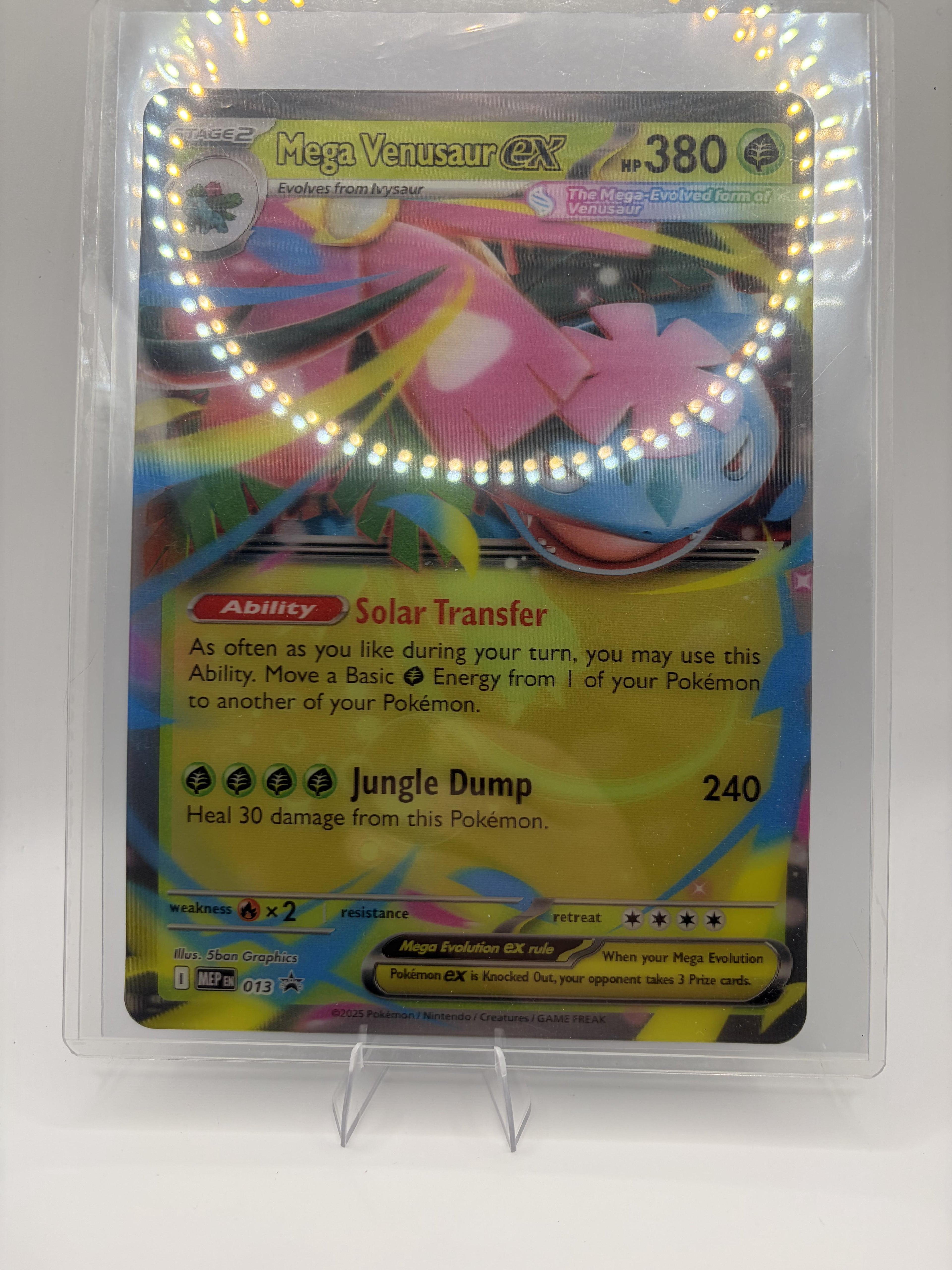 Jumbo Cards #013 Mega Venusaur ex - OVERSIZED CARD POKEMON
