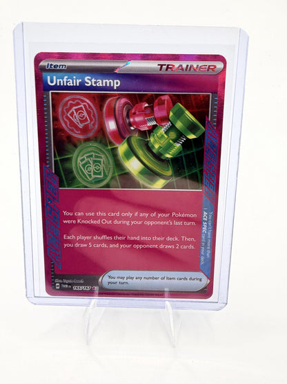 PokemonTwilight Masquerade #165/167 Unfair Stamp