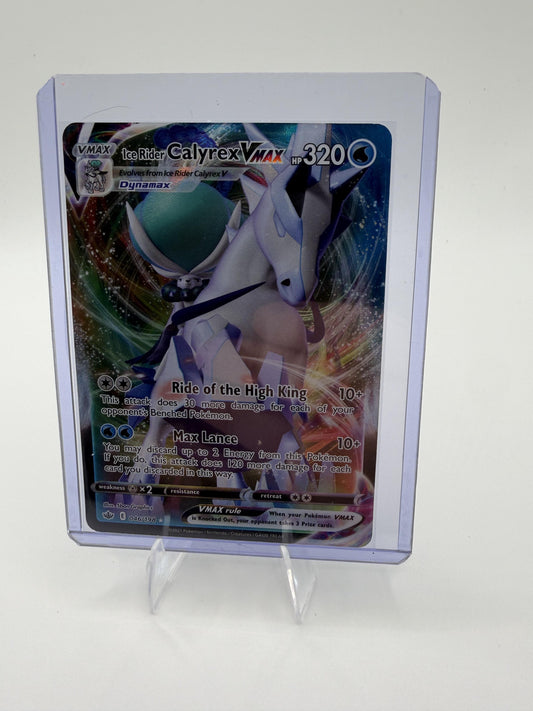 Ice Rider Calyrex VMAX 046/198 Chilling Reign Ultra Rare Holo Pokémon TCG Card
