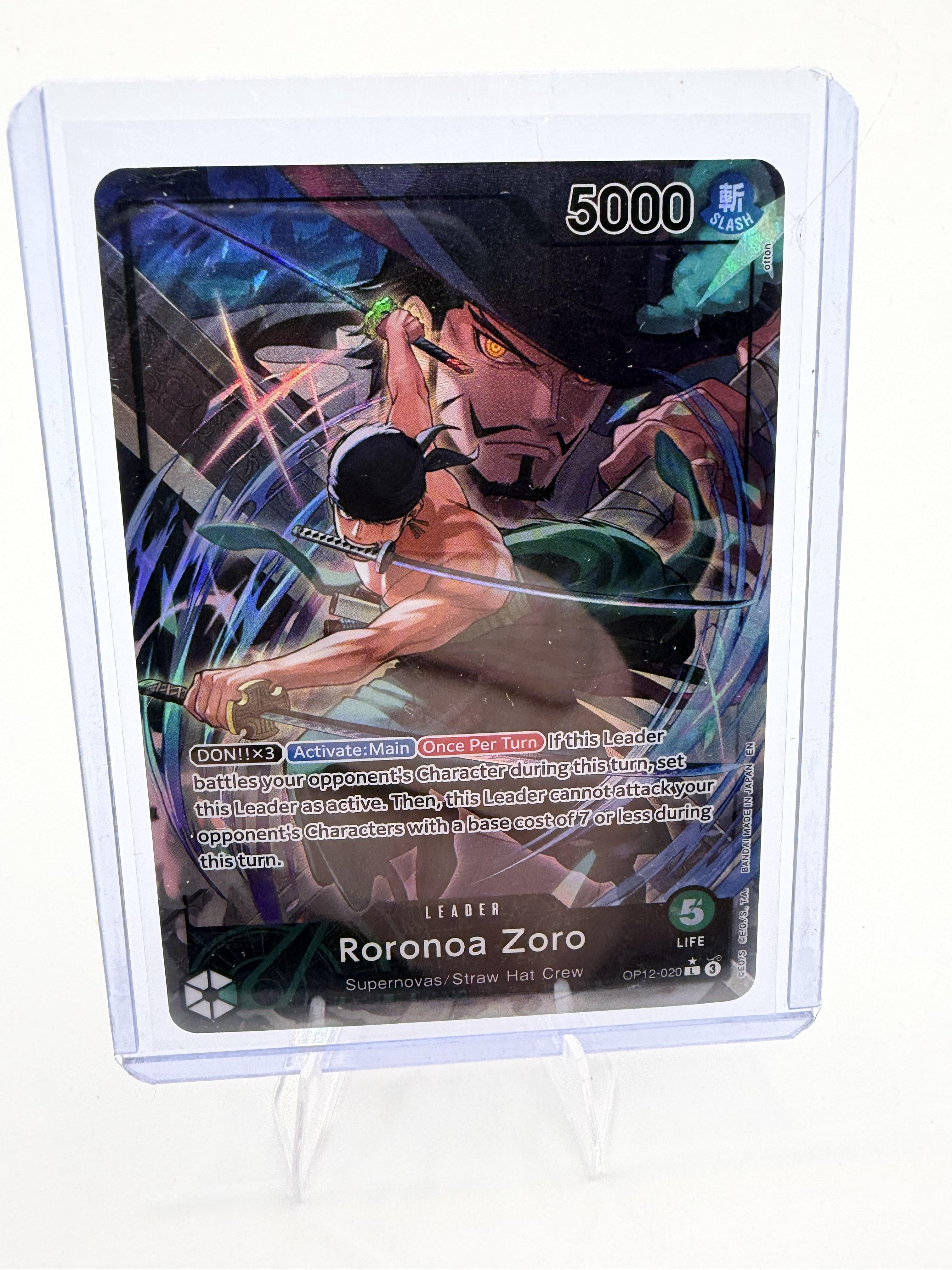 Roronoa Zoro OP12-020 Leader Alternate Art Legacy of the Master One Piece TCG