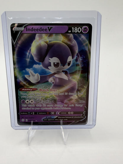 Indeedee V 039/072 Shining Fates Ultra Rare Holo Pokémon TCG Card