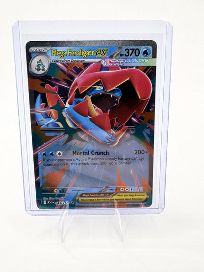 Mega Feraligatr ex 043/217 Ascended Heroes Double Rare Holo Pokémon TCG Card
