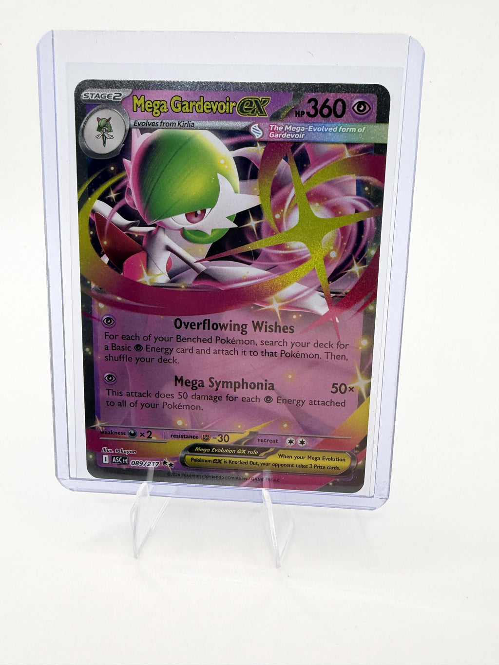 Mega Gardevoir ex 089/217 Ascended Heroes Double Rare Holo Pokémon TCG Card