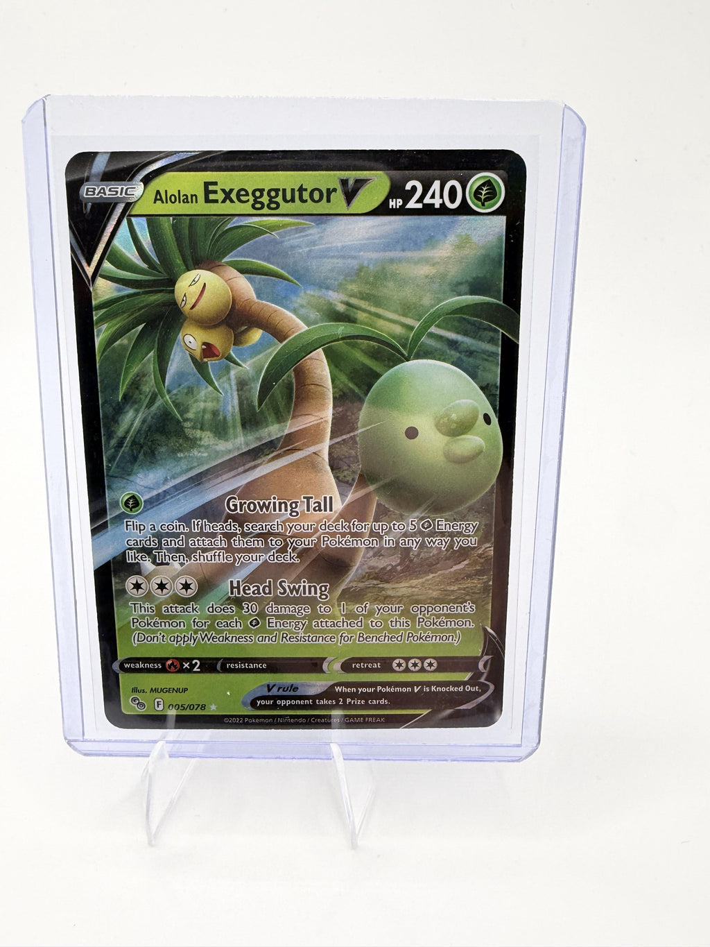 Pokemon GO #005/078 Alolan Exeggutor V