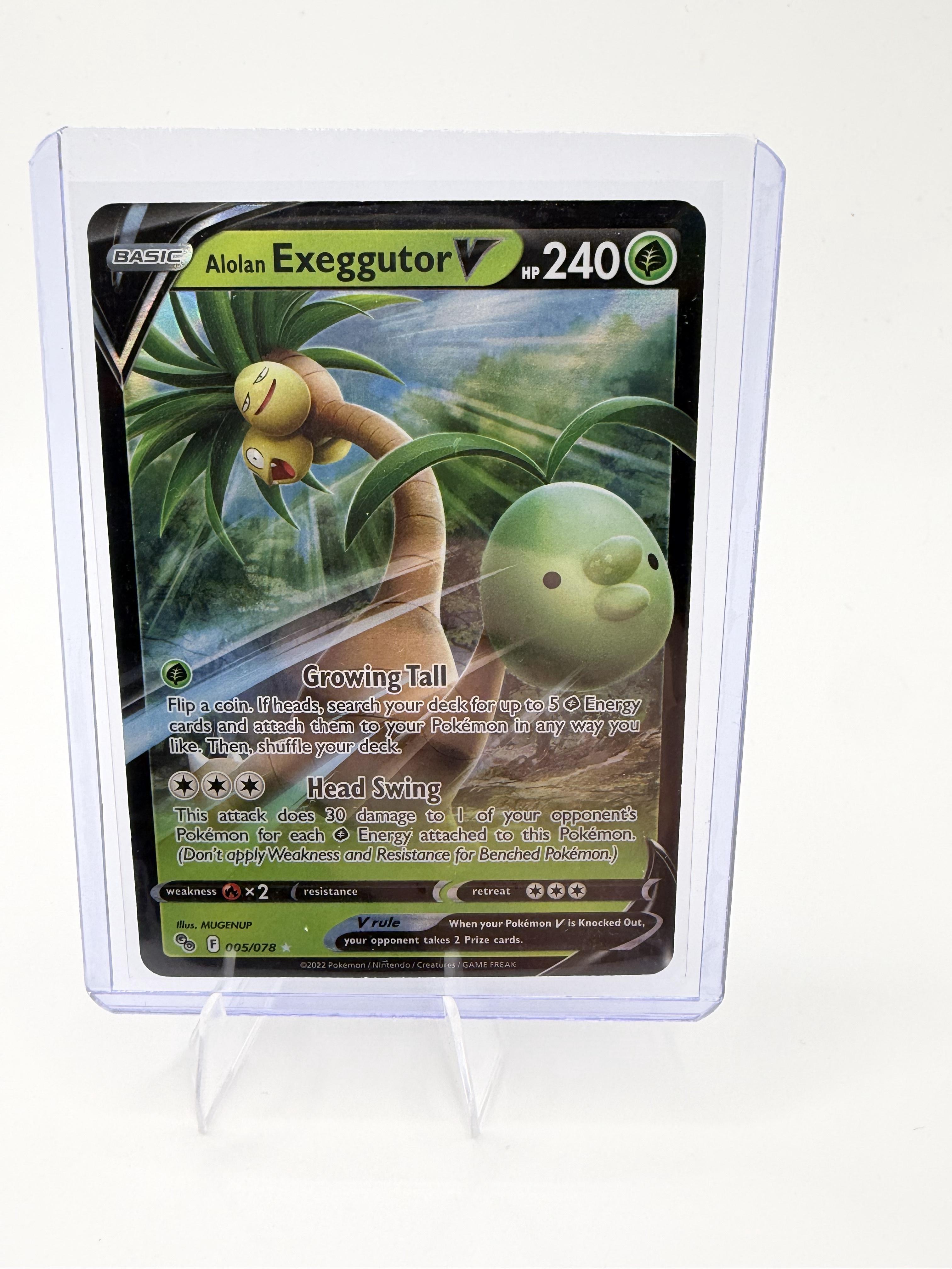 Pokemon GO #005/078 Alolan Exeggutor V