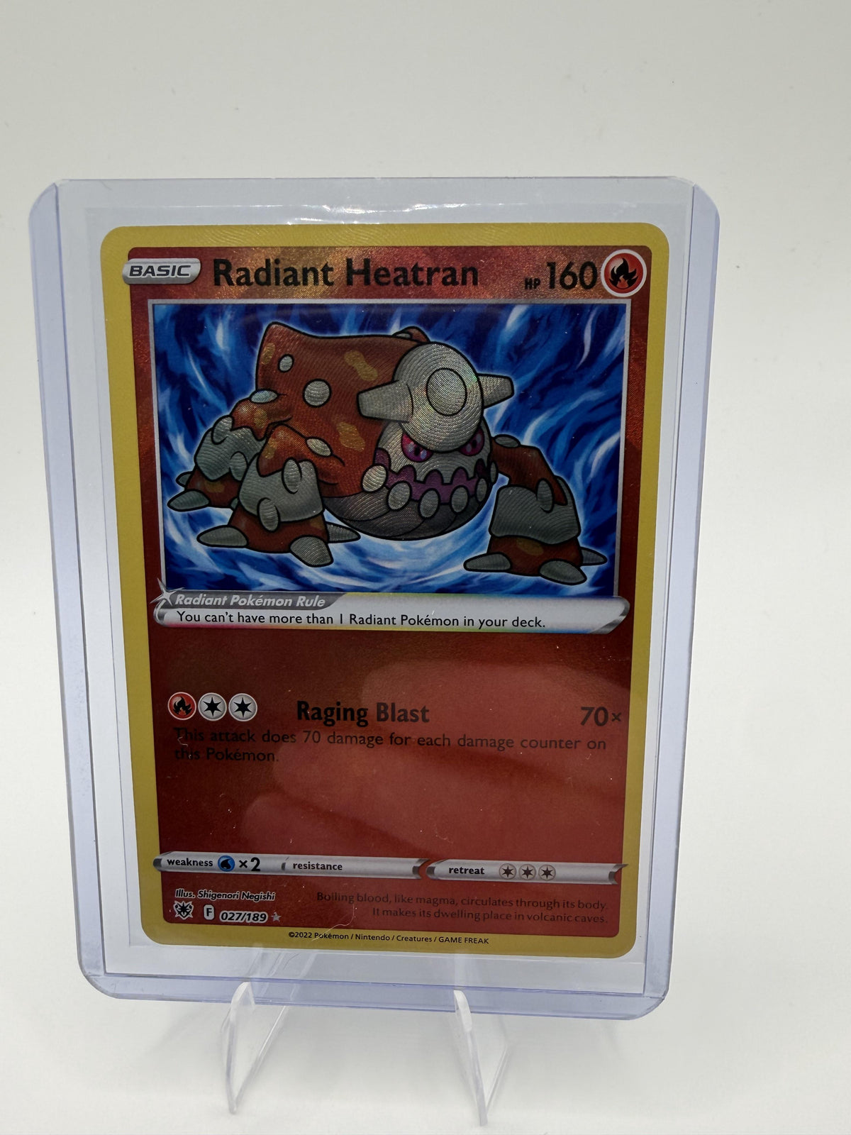 Pokemon Astral Radiance #027/189 Radiant Heatran