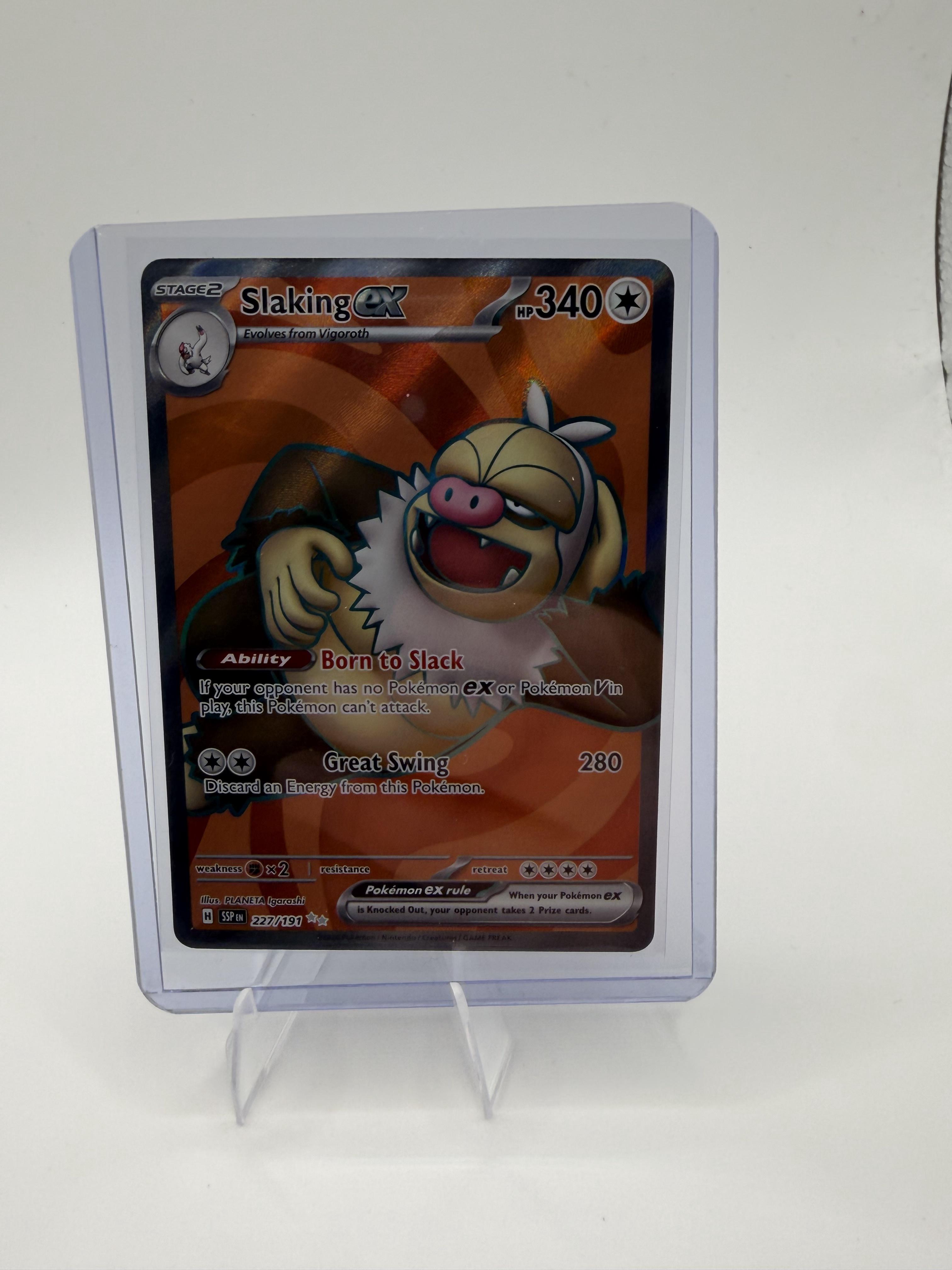 Pokemon Surging Sparks #227/191 Slaking ex