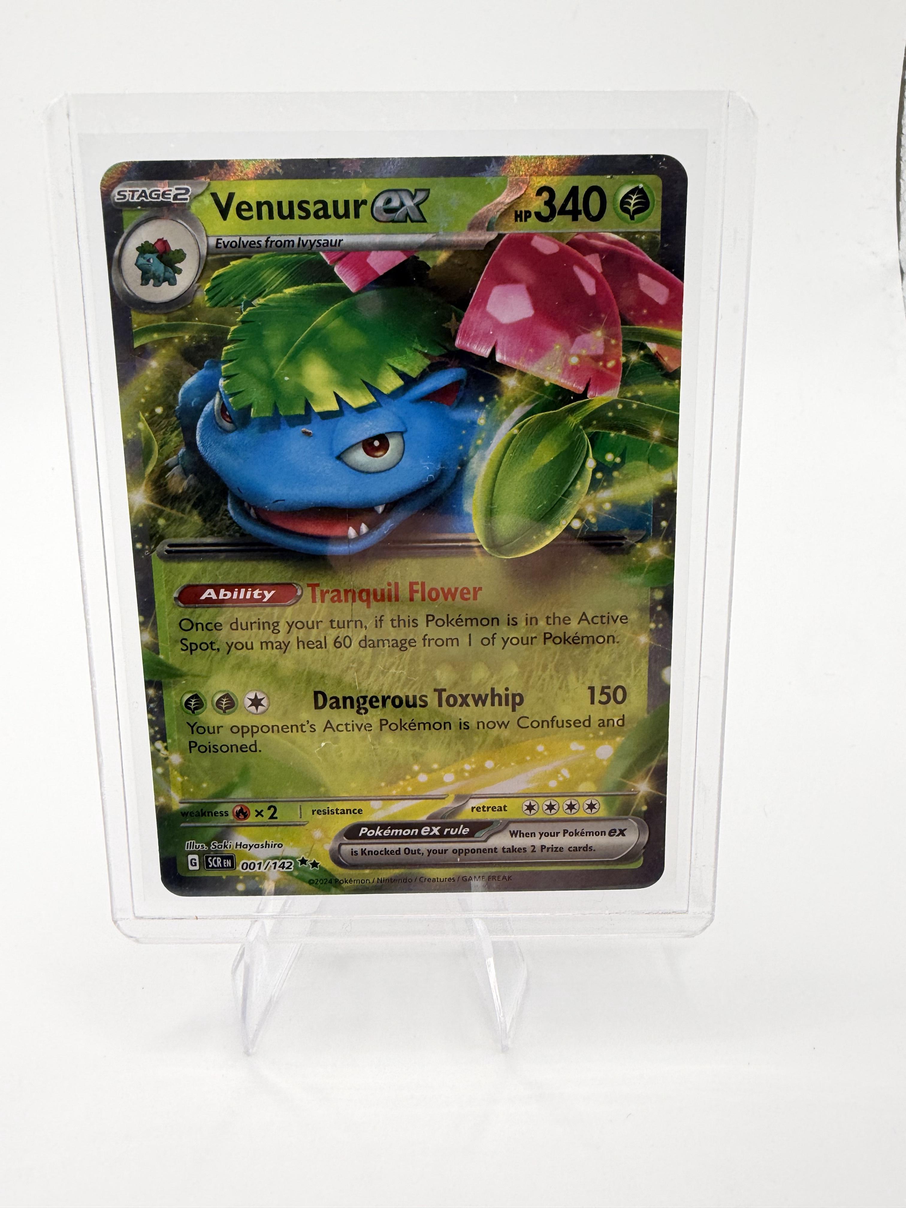 SV07: Stellar Crown #001/142 Venusaur ex Pokemon