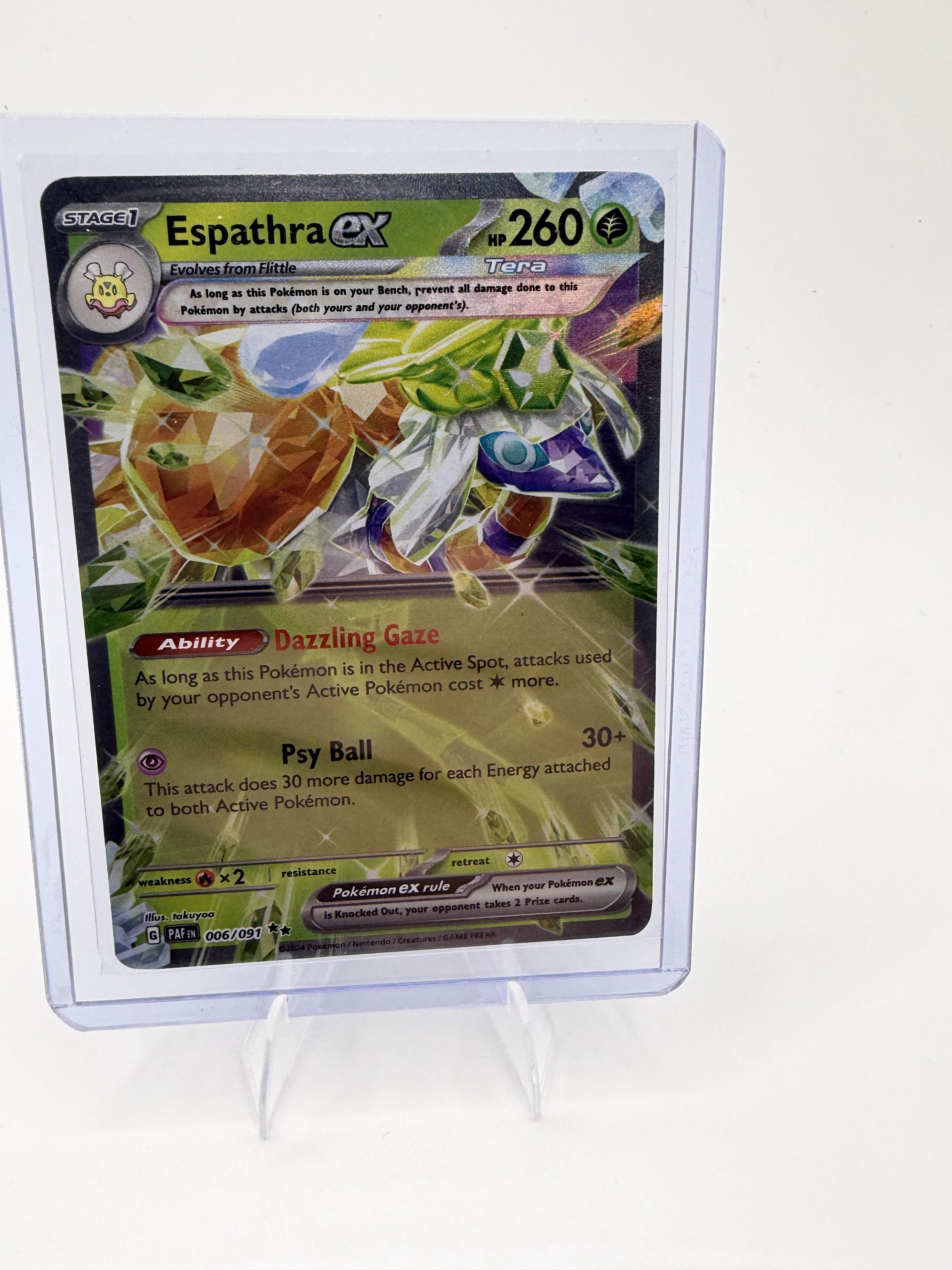 Pokemon Paldean Fates #006/091 Espathra ex