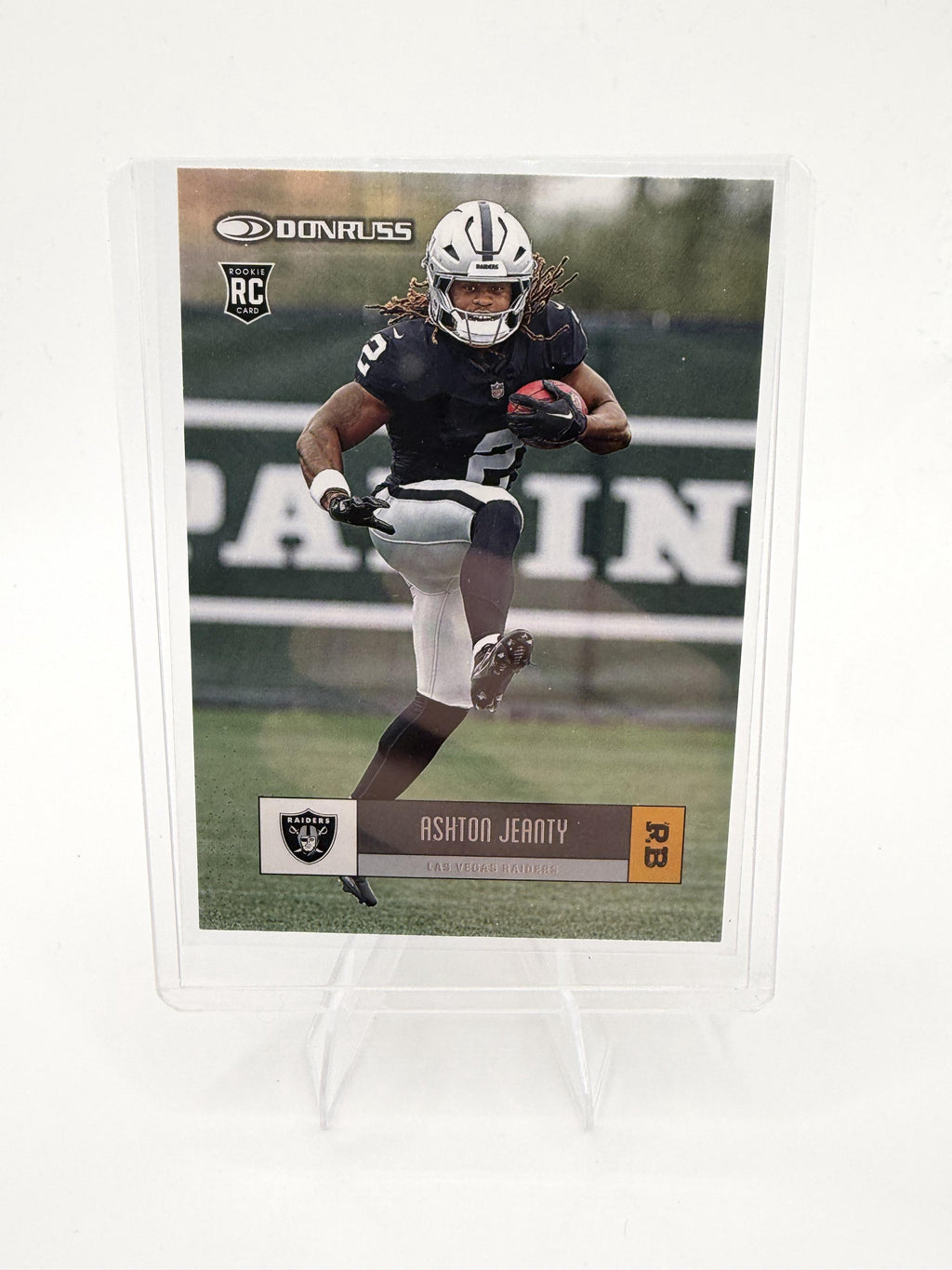 2025 Donruss Ashton Jeanty Card Retro 2005 Las Vegas Raiders #R05-ASJ