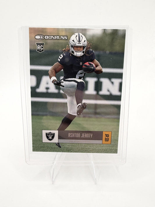 2025 Donruss Ashton Jeanty Card Retro 2005 Las Vegas Raiders #R05-ASJ