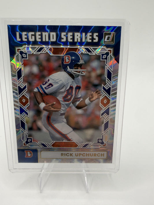 2025 Donruss Rick Upchurch Card The Legend Series Denver Broncos #TLS-RUP