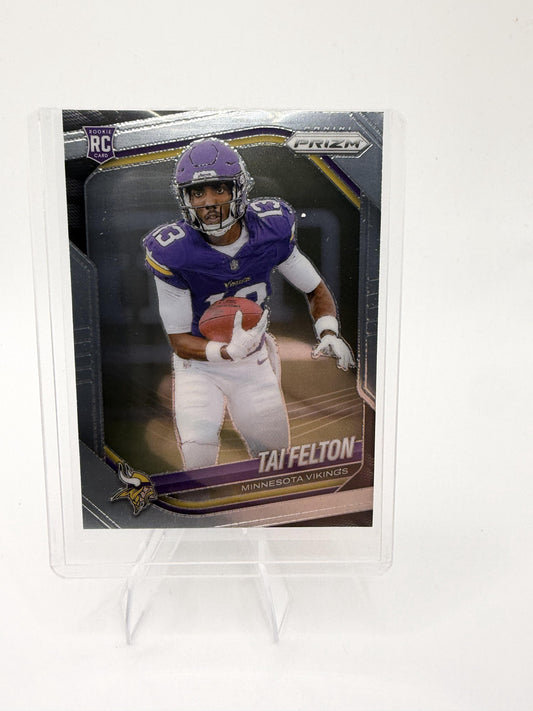2025 Panini Prizm Tai Felton Card RC Minnesota Vikings #361