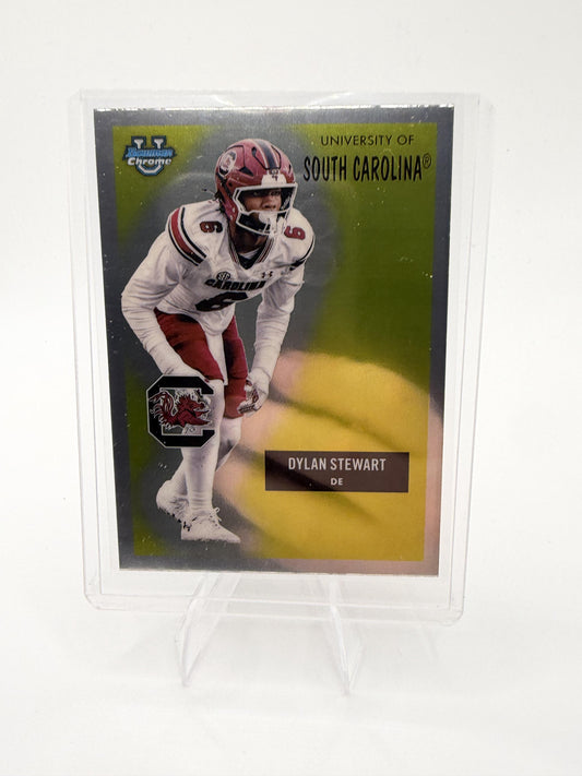 2025 Bowman University Chrome Dylan Stewart Card 1955 Bowman Football