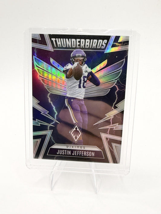 2025 Panini Phoenix Justin Jefferson Card Thunderbirds Minnesota Vikings #34
