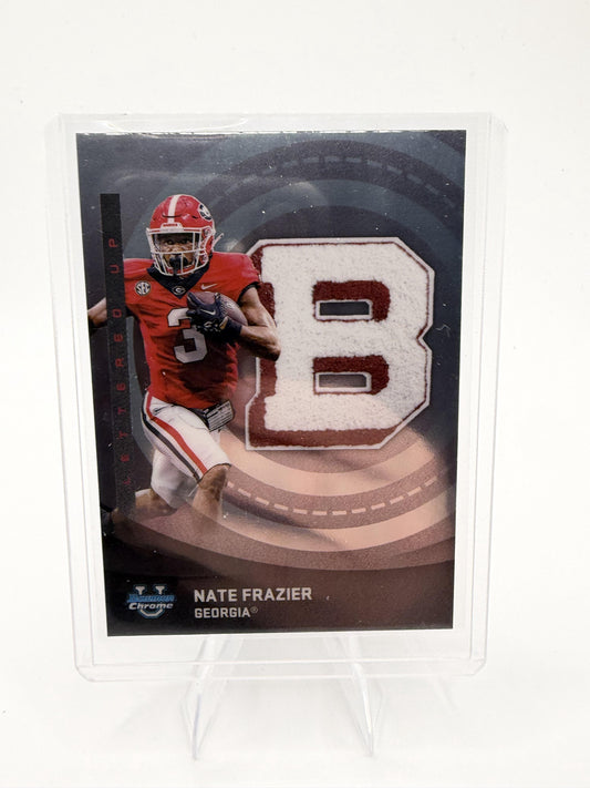 2025 Bowman University Chrome Nate Frazier Card Lettered Up Georgia