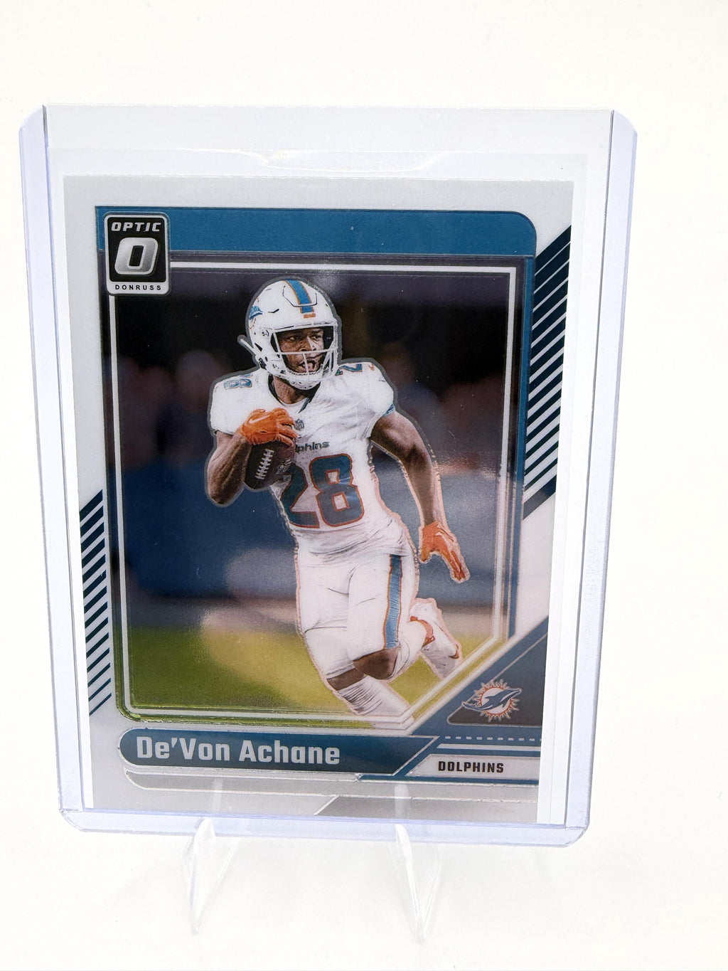 2024 Donruss Optic De'Von Achane Card Miami Dolphins #122