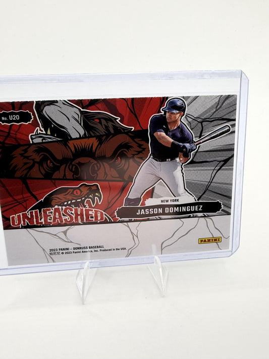 2023 Donruss Jasson Dominguez Unleashed #U20 New York Yankees Rookie RC Insert