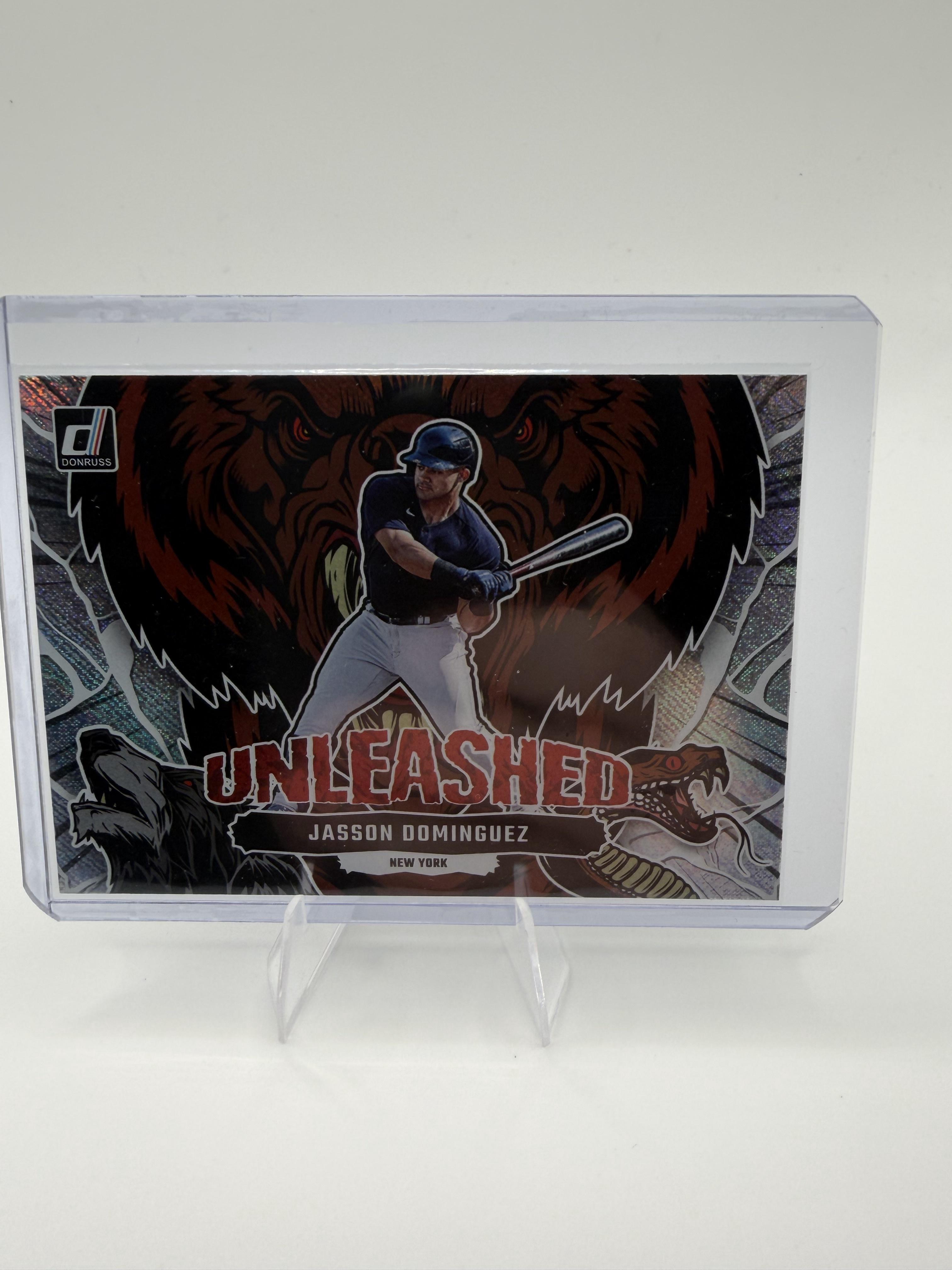 2023 Donruss Jasson Dominguez Unleashed #U20 New York Yankees Rookie RC Insert