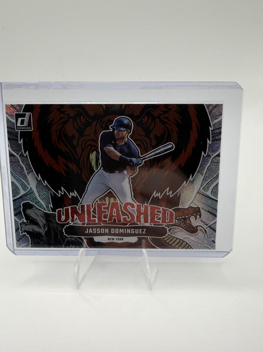 2023 Donruss Jasson Dominguez Unleashed #U20 New York Yankees Rookie RC Insert