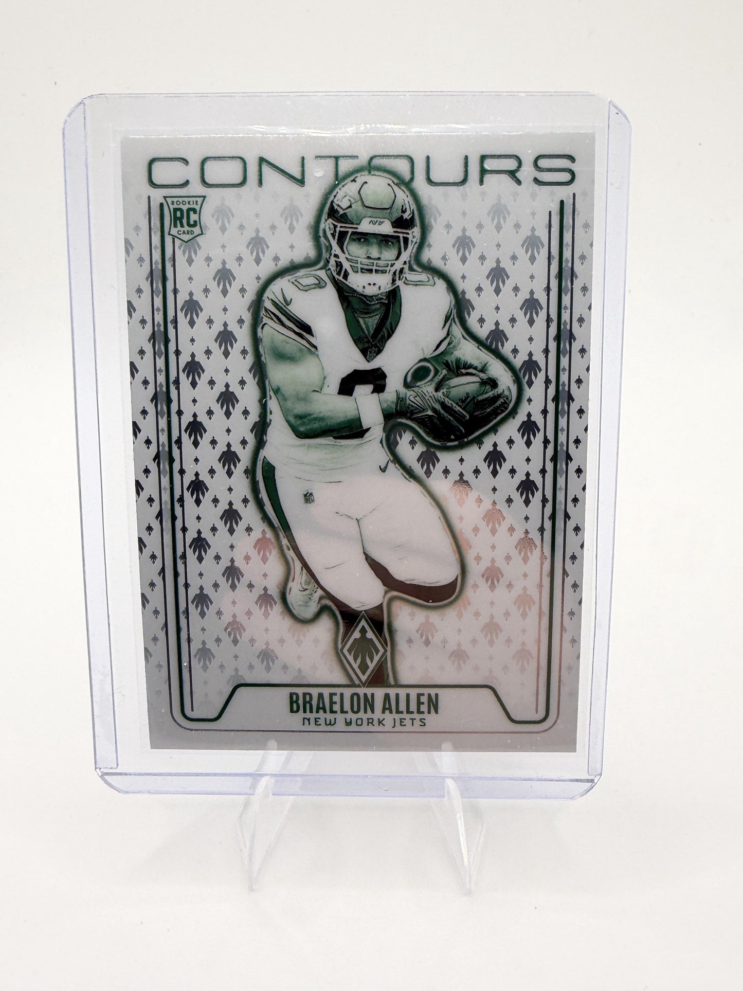 2024 Panini Phoenix Braelon Allen Card Contours New York Jets #CON-BAN