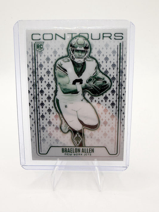 2024 Panini Phoenix Braelon Allen Card Contours New York Jets #CON-BAN