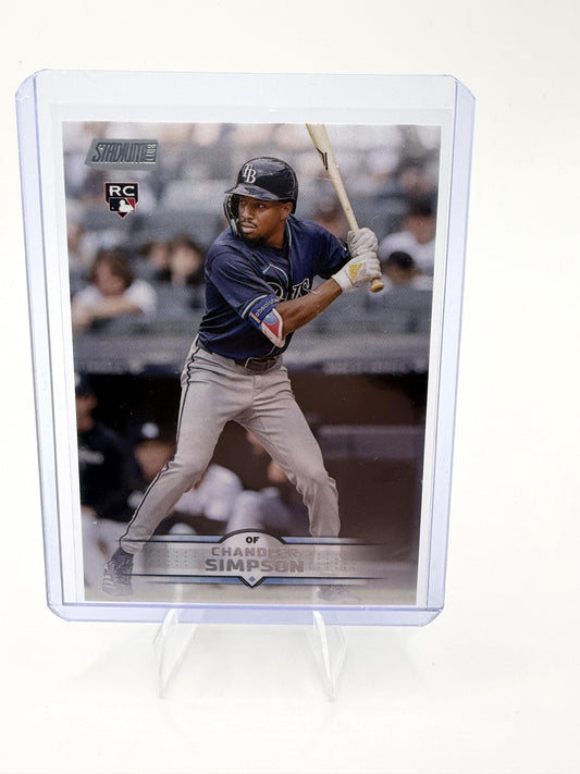2025 Stadium Club Chandler Simpson Card RC Tampa Bay Rays #103