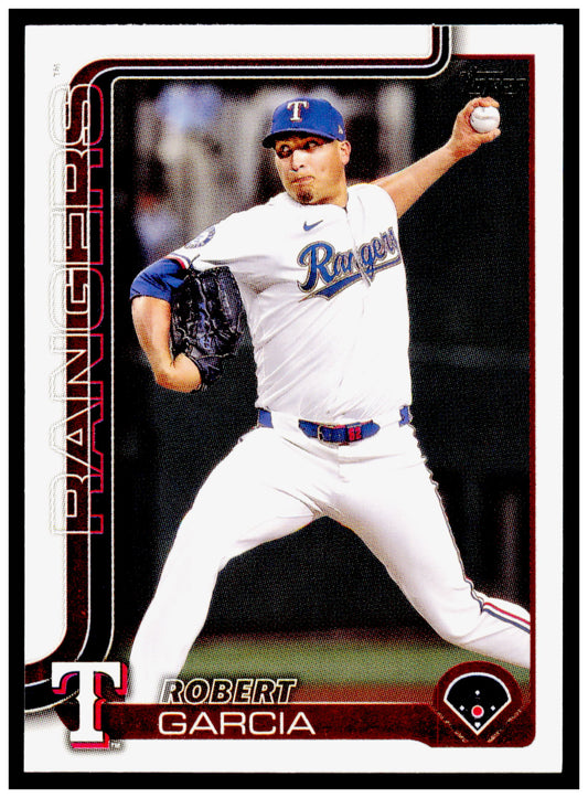 2025 Topps Update Robert Garcia Card Texas Rangers #US329