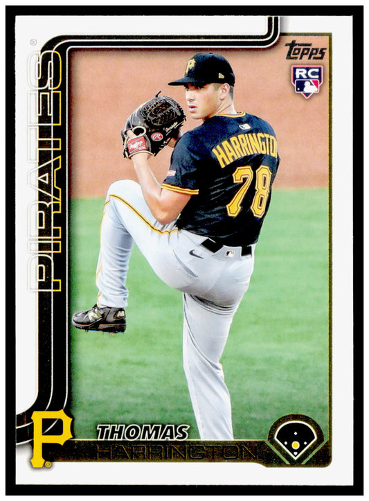 2025 Topps Update Thomas Harrington Card RC Pirates #US273