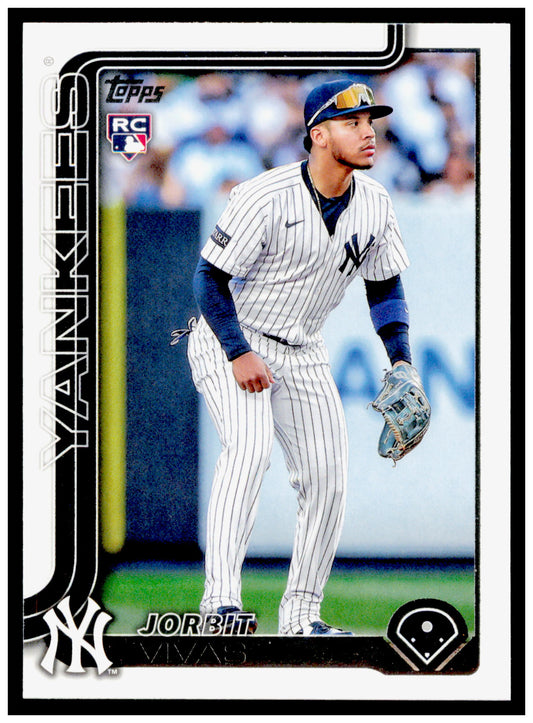 2025 Topps Update Jorbit Vivas Card RC Yankees