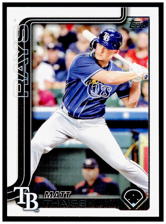 2025 Topps Update Matt Thaiss Card Tampa Bay Rays #US48