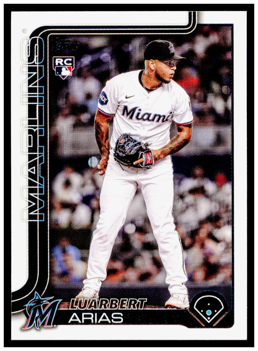2025 Topps Update Luarbert Arias Card RC Miami Marlins #US53