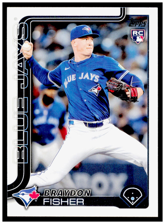 2025 Topps Update Braydon Fisher Card RC Toronto Blue Jays #US89