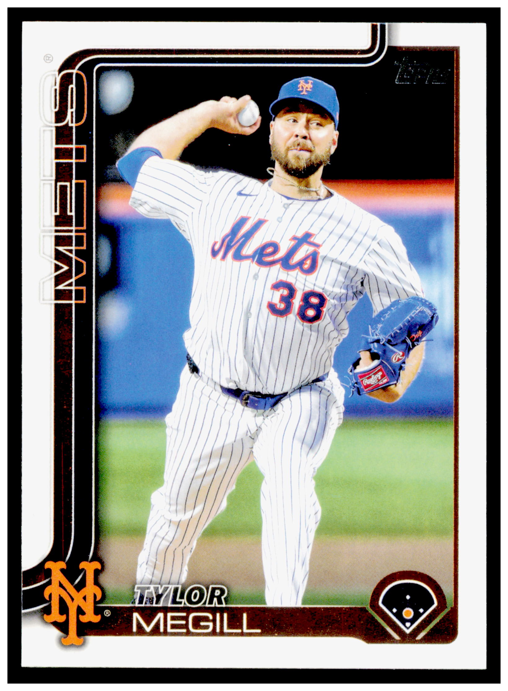2025 Topps Update Tylor Megill Card New York Mets #US271