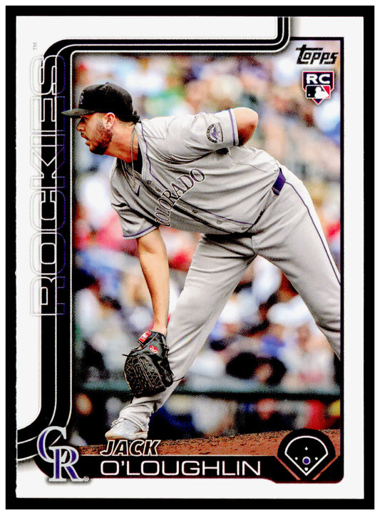 2025 Topps Update Jack O'Loughlin Card RC Colorado Rockies #US215