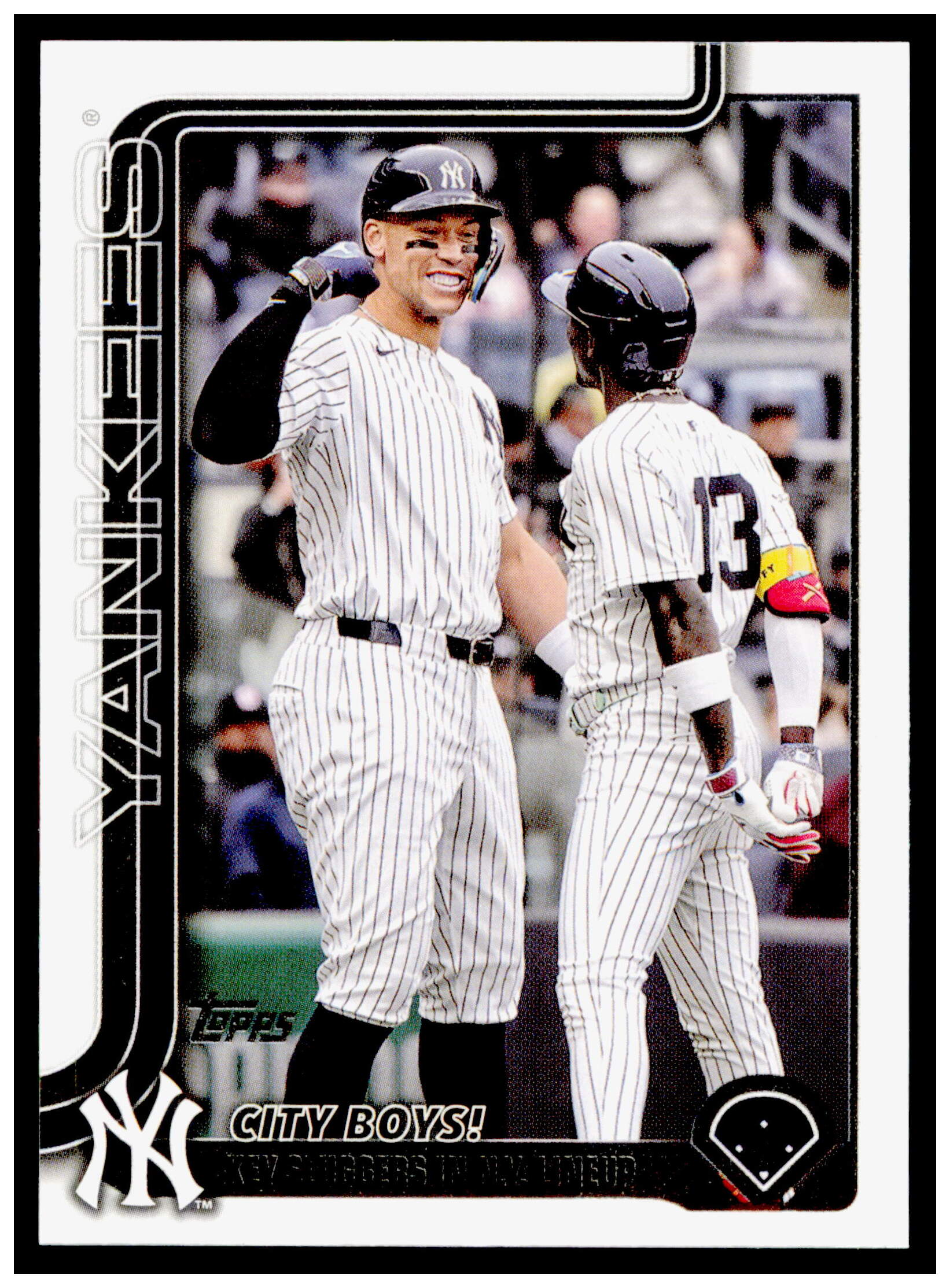 2025 Topps Update City Boys! Card New York Yankees #US85